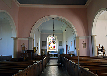 The interior looking east October 2015